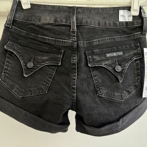 HUDSON Ruby mid thigh black short, women's size 26